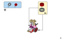LEGO 11014 instructions page 45 – build guide