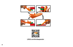 LEGO 11014 instructions page 6 – build guide