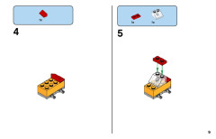 LEGO 11014 instructions page 9 – build guide