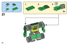 LEGO 11014 instructions page 50 – build guide
