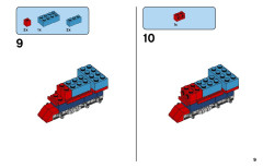 LEGO 11014 instructions page 9 – build guide