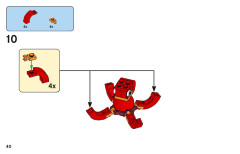 LEGO 11020 instructions page 40 – build guide