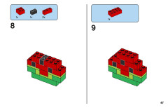 LEGO 11020 instructions page 47 – build guide