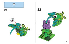 LEGO 11020 instructions page 71 – build guide