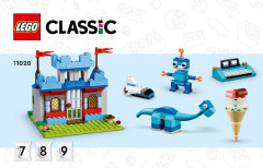 LEGO 11020 instructions page 1 – build guide