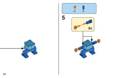 LEGO 11020 instructions page 34 – build guide