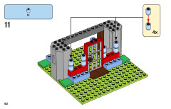 LEGO 11020 instructions page 62 – build guide