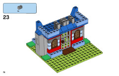 LEGO 11020 instructions page 74 – build guide
