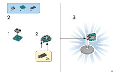 LEGO 11022 instructions page 17 – build guide