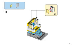 LEGO 11022 instructions page 33 – build guide