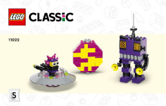LEGO 11022 instructions page 1 – build guide