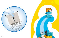 LEGO 11022 instructions page 8 – build guide