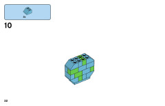 LEGO 11022 instructions page 32 – build guide