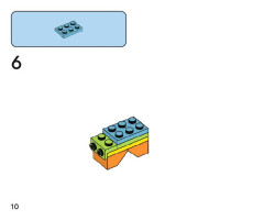 LEGO 11029 instructions page 10 – build guide