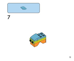 LEGO 11029 instructions page 11 – build guide