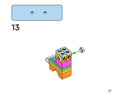 LEGO 11029 instructions page 17 – build guide