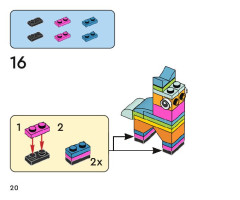 LEGO 11029 instructions page 20 – build guide