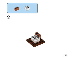LEGO 11029 instructions page 23 – build guide
