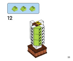 LEGO 11029 instructions page 33 – build guide