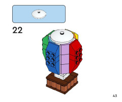 LEGO 11029 instructions page 43 – build guide