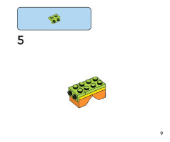LEGO 11029 instructions page 9 – build guide