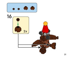 LEGO 11029 instructions page 21 – build guide