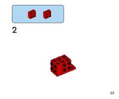 LEGO 11029 instructions page 23 – build guide