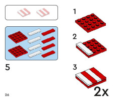 LEGO 11029 instructions page 26 – build guide