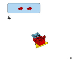 LEGO 11029 instructions page 21 – build guide