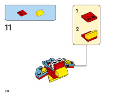 LEGO 11029 instructions page 28 – build guide