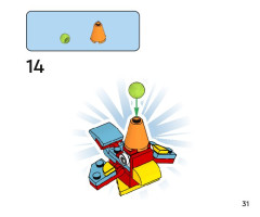 LEGO 11029 instructions page 31 – build guide