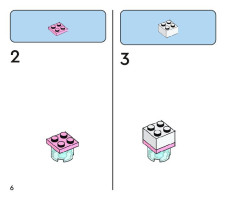 LEGO 11029 instructions page 6 – build guide