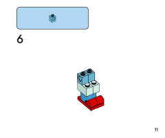 LEGO 11029 instructions page 11 – build guide