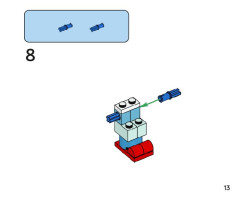 LEGO 11029 instructions page 13 – build guide