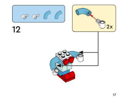 LEGO 11029 instructions page 17 – build guide
