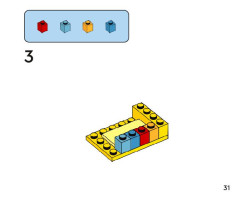 LEGO 11029 instructions page 31 – build guide