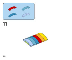 LEGO 11029 instructions page 40 – build guide