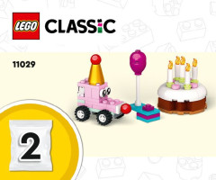 LEGO 11029 instructions page 1 – build guide