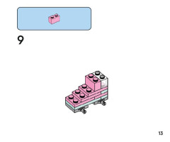 LEGO 11029 instructions page 13 – build guide