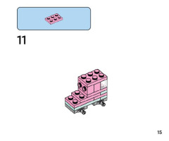 LEGO 11029 instructions page 15 – build guide