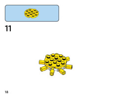 LEGO 11029 instructions page 18 – build guide