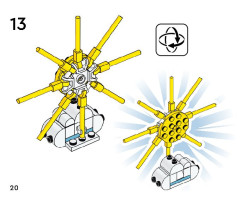 LEGO 11029 instructions page 20 – build guide