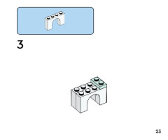 LEGO 11029 instructions page 23 – build guide