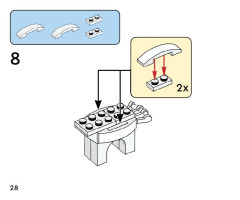 LEGO 11029 instructions page 28 – build guide