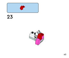 LEGO 11029 instructions page 43 – build guide