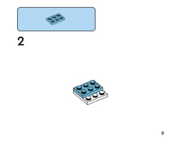 LEGO 11029 instructions page 9 – build guide