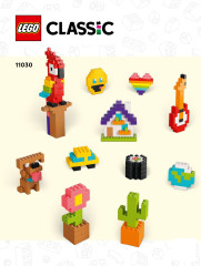 LEGO 11030 instructions page 1 – build guide