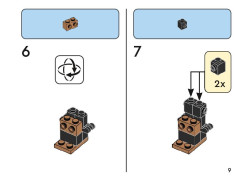 LEGO 11031 instructions page 9 – build guide