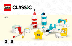 LEGO 11032 instructions page 1 – build guide