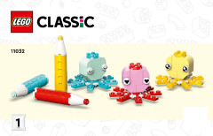 LEGO 11032 instructions page 1 – build guide